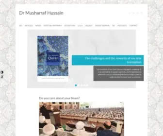 Musharrafhussain.com(Dr Musharraf Hussain) Screenshot