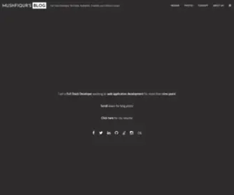 Mushfiqweb.com(Mushfiqur's Blog) Screenshot
