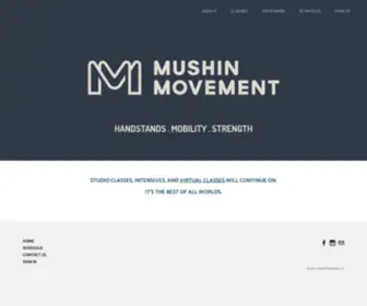 Mushinmovement.com(MUSHIN MOVEMENT) Screenshot