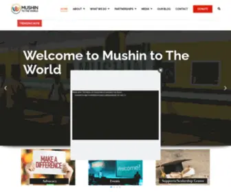 MushintotheWorld.org(Projecting Mushin to the world) Screenshot