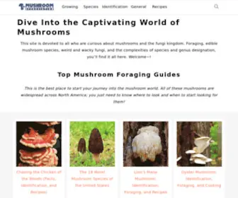 Mushroom-Appreciation.com(Dive Into the Captivating World of Mushrooms) Screenshot