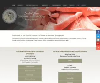 Mushroomacademy.com(South African Gourmet Mushroom Academy) Screenshot