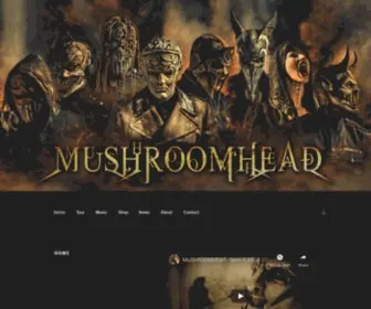 Mushroomhead.com(Mushroomhead (Official)) Screenshot