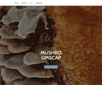 Mushroomscap.com(Gourmet and medicinal mushrooms) Screenshot