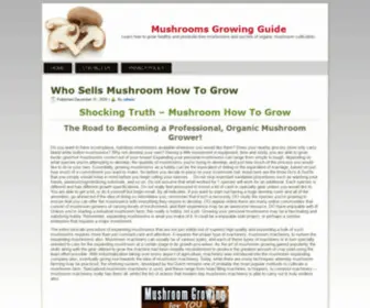 Mushroomsgrowingguide.com(Mushrooms Growing Guide) Screenshot