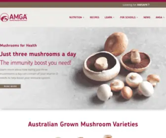 Mushrooms.net.au(Australian Mushroom Growers) Screenshot