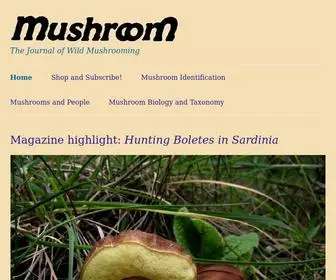 Mushroomthejournal.com(The Journal of Wild Mushrooming) Screenshot