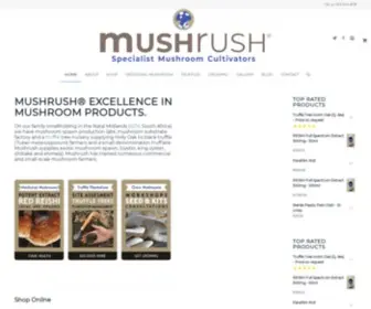 Mushrush.co.za(Exotic mushroom spawn) Screenshot