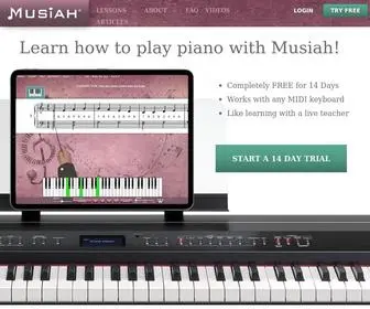 Musiah.com(How to play piano) Screenshot