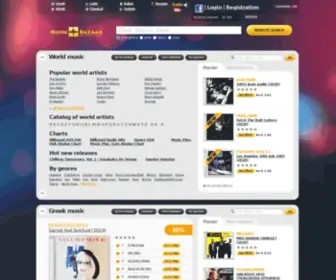 Music-Bazaar.pro(Buy and listen to music from all over the world at online store Music) Screenshot