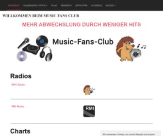 Music-Fans.club(Willkommen beim Music Fans Club) Screenshot