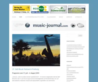 Music-Journal.com(Music Journal) Screenshot