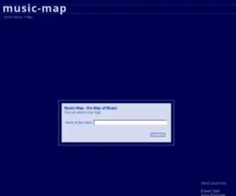 Music-Map.com(Music) Screenshot