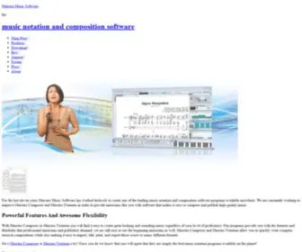 Music-Notation-Software.com(Discover Maestro Composer and Maestro Notation) Screenshot