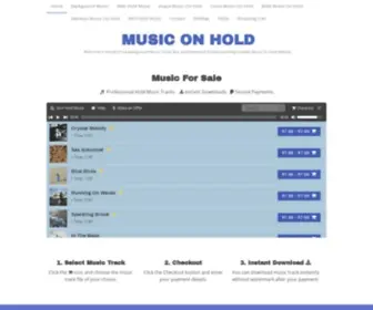 Music-ON-Hold.org(Download On Hold Background Royalty Free Music) Screenshot