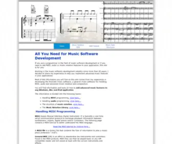 Music-Software-Development.com(Music Software Development) Screenshot