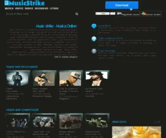 Music-Strike.net(Escuchar Musica Online Gratis) Screenshot
