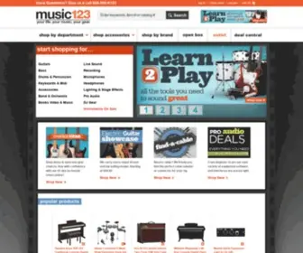 Music123.com(Music 123) Screenshot