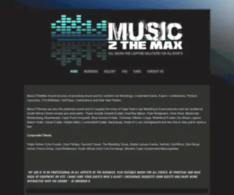 Music2Themax.co.za(Music2Themax) Screenshot