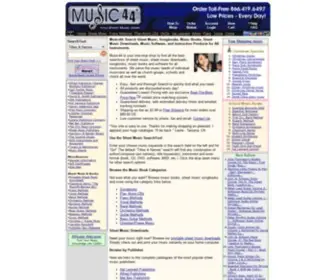 Music44.com(Sheet music) Screenshot