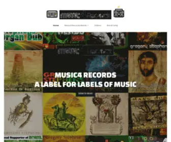 Music4Records.com(Music4 Records) Screenshot