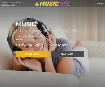 Music611.com(Music 611) Screenshot