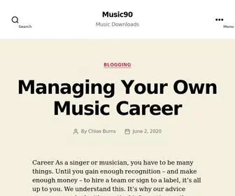 Music90.net(Music Downloads) Screenshot
