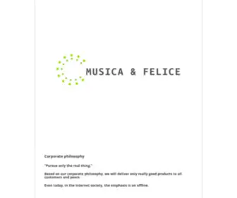 Musica-Felice.com(音楽教室) Screenshot