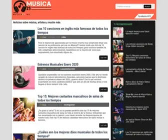 Musica21.net(Musica Online Gratis) Screenshot
