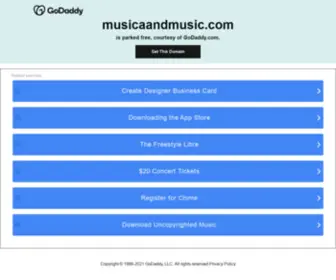 Musicaandmusic.com(Musicaandmusic) Screenshot