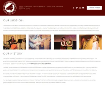 Musicacademyfoundation.org(The Music Academy Foundation) Screenshot