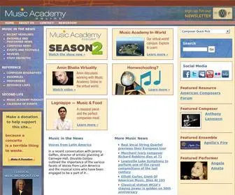 Musicacademyonline.com(Music Academy Online) Screenshot