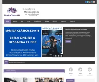 Musicaclasicaba.com.ar(Música) Screenshot