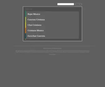 Musicacristianachat.net(Musica cristjana chat) Screenshot
