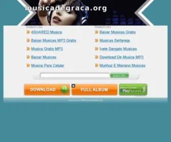 Musicadegraca.org(Músicas de Graça) Screenshot