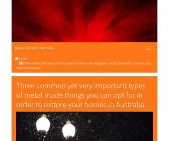 Musicadirecto.com(Musica Directo Australia) Screenshot