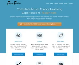 Musicadvisor.com(WordPress Hosting) Screenshot