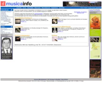 Musicainfo.net(Europas informativste Notendatenbank) Screenshot