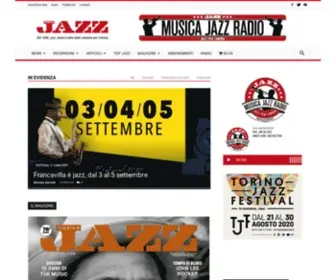 Musicajazz.it(Dal 1945 il Jazz in Italia) Screenshot