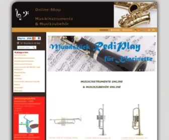 Musical-Instruments.online(Der) Screenshot
