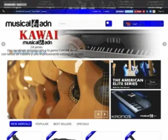 Musicaladn.com(Musical adn) Screenshot