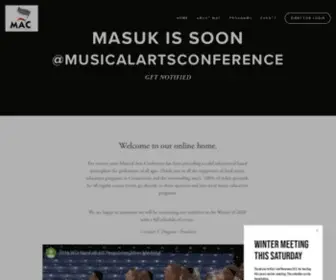 Musicalartsconference.com(MAC) Screenshot