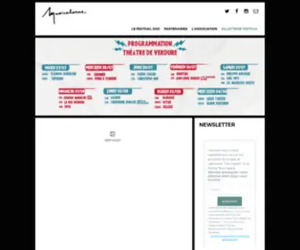 Musicalarue.com(Association Musicalarue) Screenshot