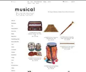 Musicalbazaar.com(Musical Bazaar) Screenshot