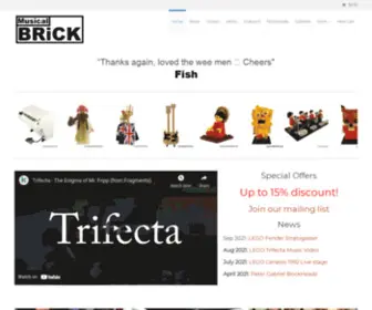 Musicalbrick.com(Musical Brick) Screenshot