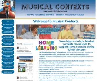 Musicalcontexts.co.uk(Musical Contexts) Screenshot