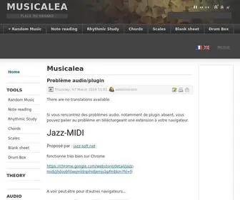 Musicalea.com(Musicalea) Screenshot