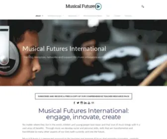 Musicalfuturesinternational.org(Musical Futures International) Screenshot