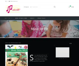 Musicaliti.co.uk(Home) Screenshot