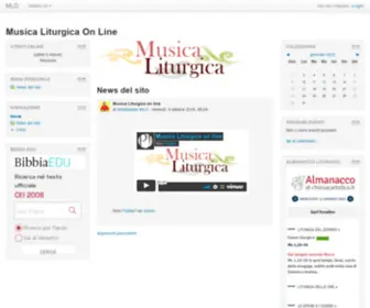 Musicaliturgicaonline.it(Musica Liturgica On Line) Screenshot